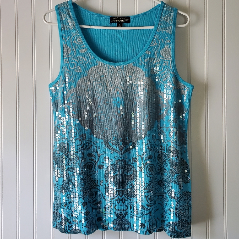 Absolutely Famous Tank Women's Sz L